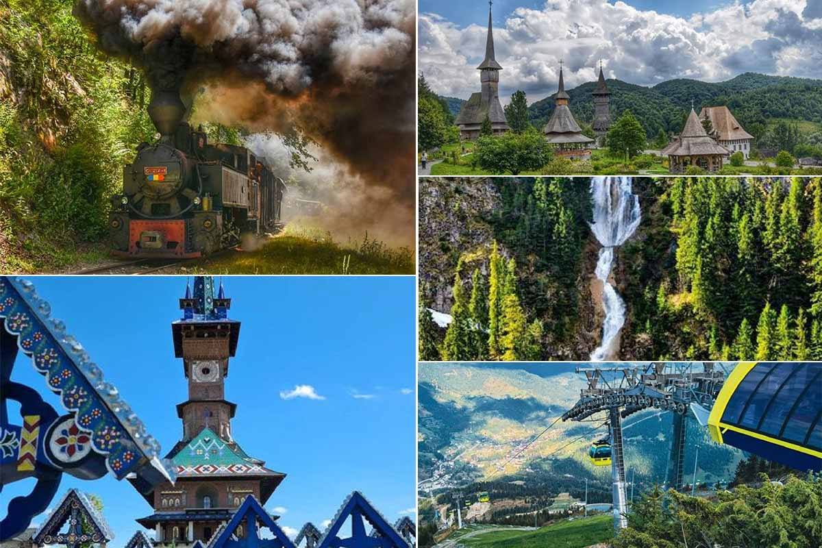 Five (5) attractions | Maramures county and region